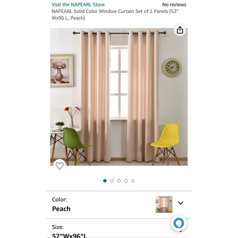 Curtain Panel Set - 52" x 96"